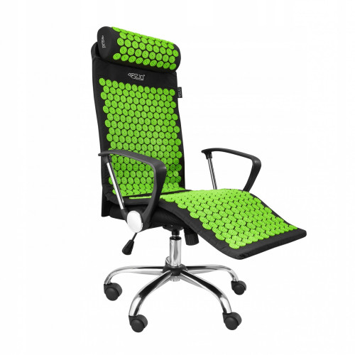 Мат для иглоукалывания  4FIZJO Classic Mat XL Аппликатор Кузнецова Black/Green - фото №2